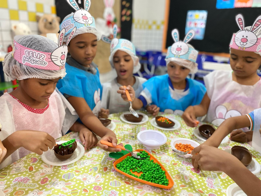 Alunos da Rede Municipal de Santana do Ipanema participam de Oficinas de Páscoa