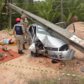 Três pessoas ficam feridas em grave acidente registrado na AL 465 no interior de Alagoas