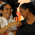 Heloísa Helena participa de evento com Eduardo Campos e Marina Silva