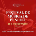 Festival de Música de Penedo está com inscrições abertas até 30 de setembro