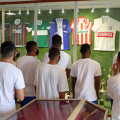 Socioeducandos conhecem a história do esporte alagoano em visita ao Estádio Rei Pelé