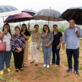 Autoridades visitam local da futura Casa da Mulher Brasileira em Santana do Ipanema