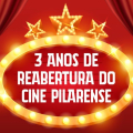 No Dia do Cinema Brasileiro, Pilar celebra 3 anos da reabertura do Cine Pilarense