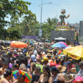 Bloco Vulcão 2024 desfila nas prévias carnavalescas no domingo
